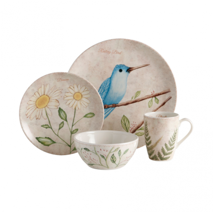 SET DE VAJILLAS X 16 LOVELY GARDEN VLLVG116